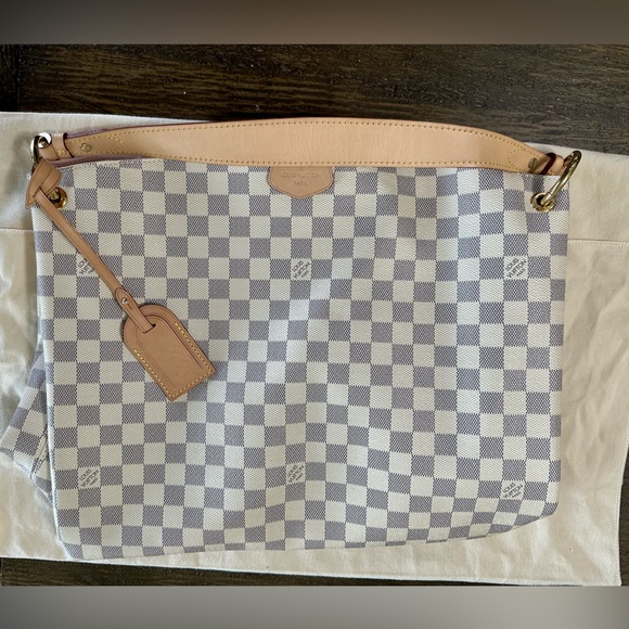 Louis Vuitton Graceful MM in Damier Azur canvas - Picture 3 of 6